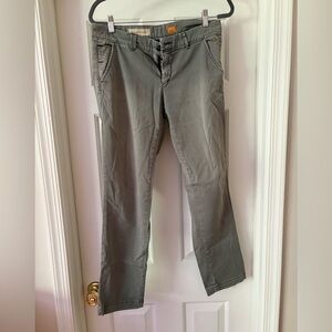 Anthropologie Pilcro Green Ankle Pants